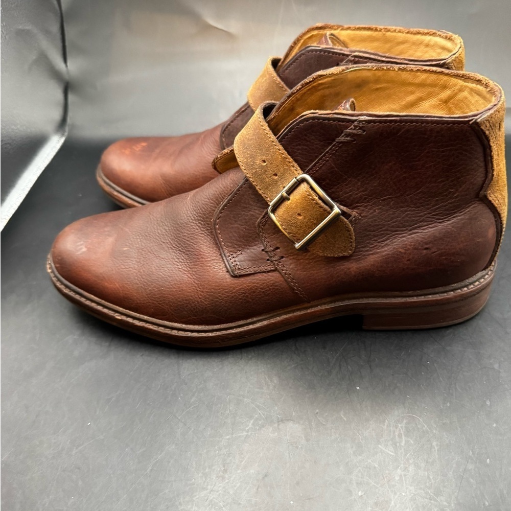 UGG Australia Brown Casual Leather Shoes Buckle Boots 1009220 Men’s Size 9